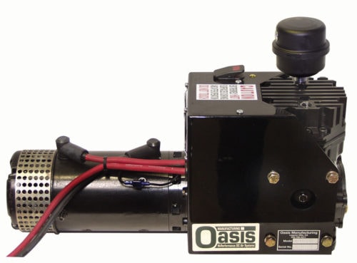 Oasis Manufacturing XD4000 Air Compressor on white background