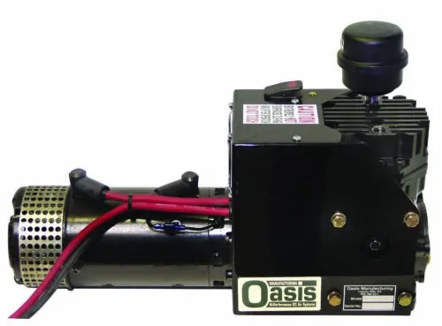 Oasis Manufacturing XD4000 Air Compressor on white background